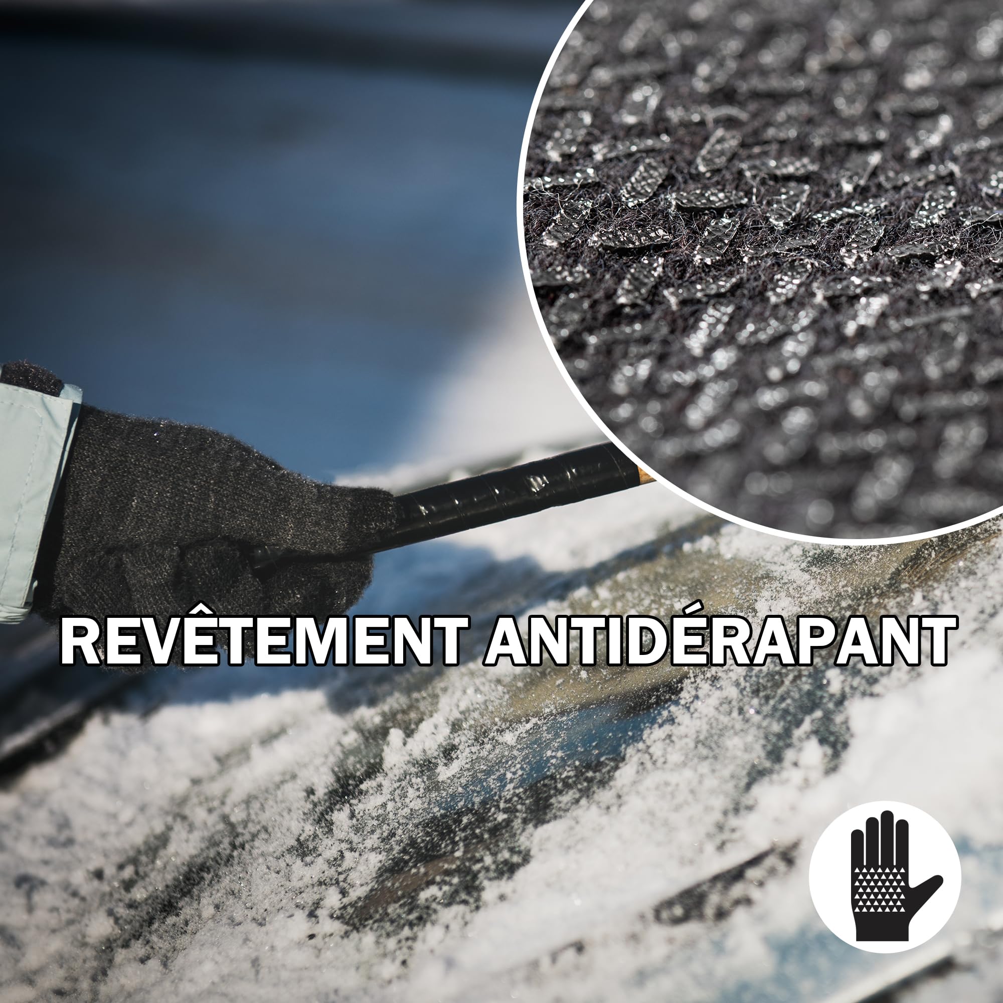 ineepor Gants Hiver Homme Femme,Gants Tactile Tricot Alpaga Thermiques,sous Gants Chaud en Laine Antidérapants pour Texting Smartphone Conduite,Mitaines de Ski Vélo Moto Course à Pied Anti Froid
