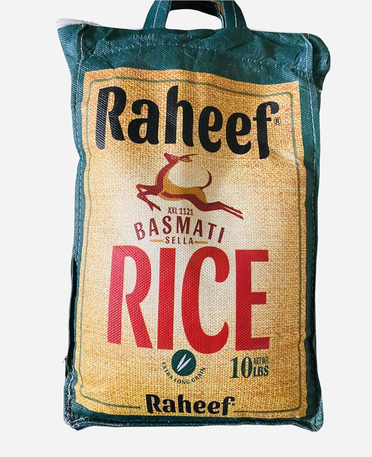 Extra Long Grain Basmati Rice 10 lb – Premium Aged Sella in Husk for Nutrition, Fluffy Texture, Fragrant Aroma, Non-Sticky White Rice