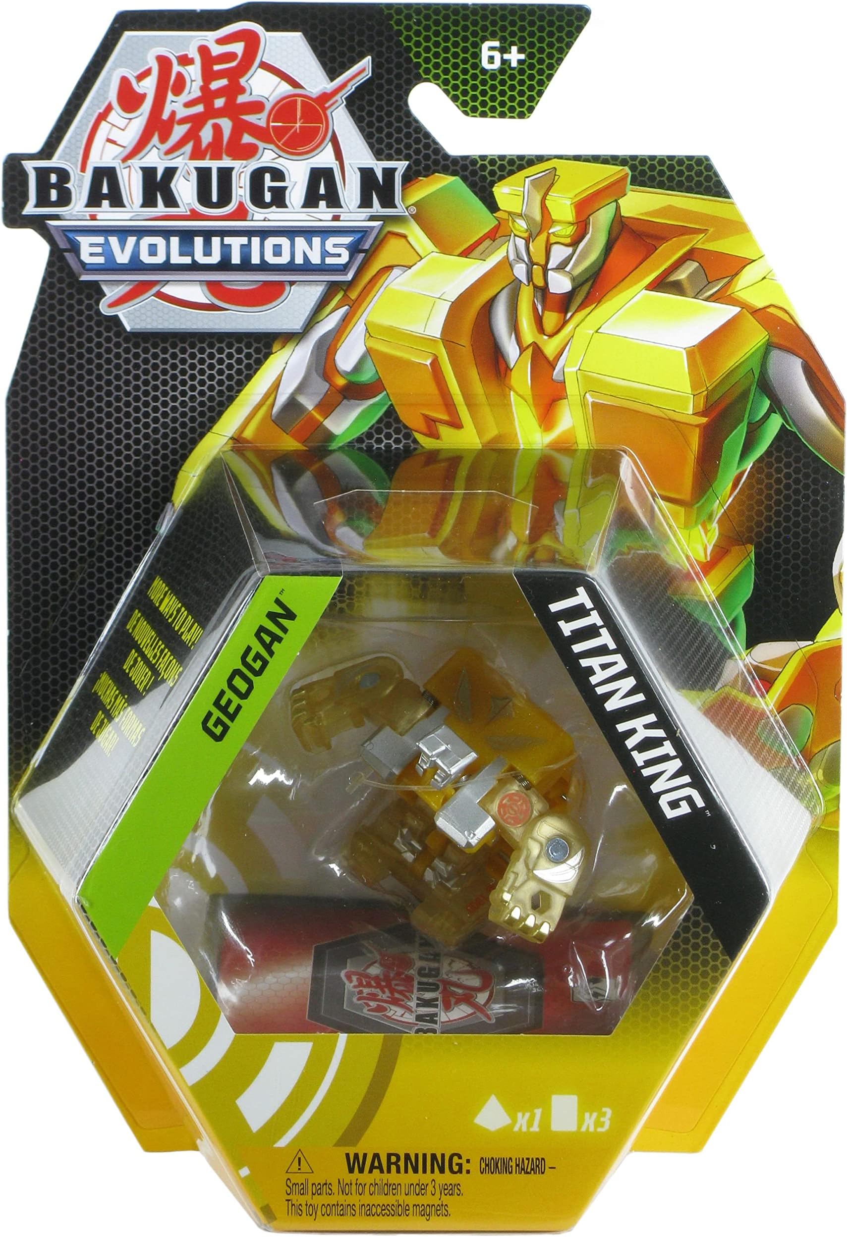 Evolutions 2022 Aurelus Titan King Geogan Collectible Action Figure and Trading Cards