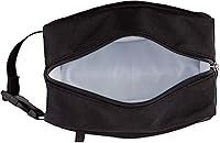 Vista 5 de PackIt Caja de aperitivos congelable, color negro, fabricada con tecnología EcoFreeze, plegable, reutilizable, cierre de cremallera con asa