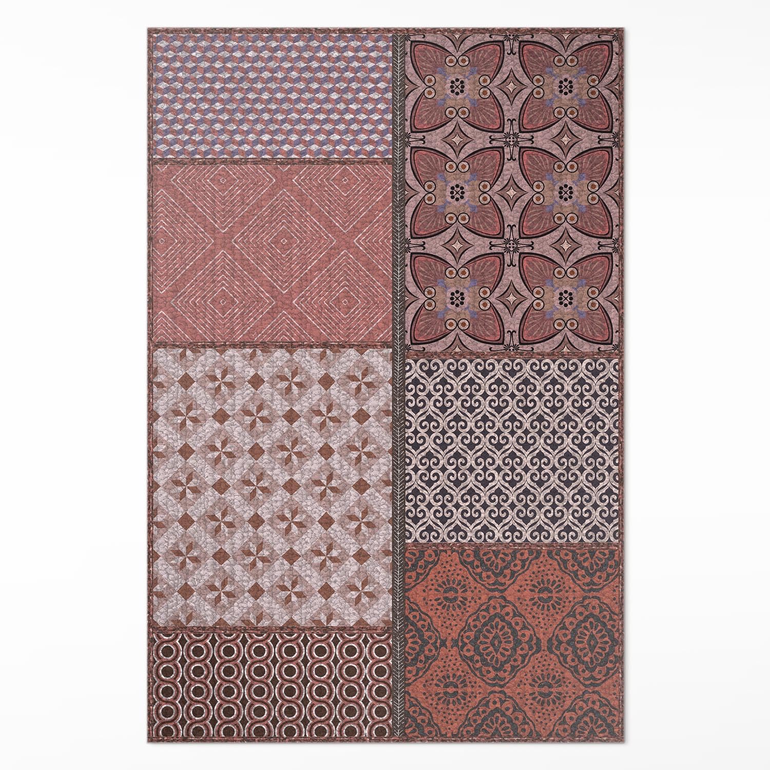 Tapis en vinyle 60x90 cm rectangulaire Floorart Design en PVC pour cuisine