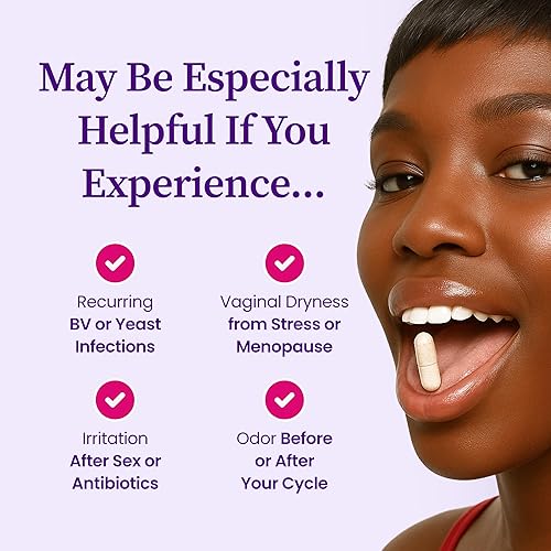 Miniatura 3 de Black Girl Vitamins - Probióticos vaginales Her Balance - Apoyo diario del microbioma para mujeres - 10 mil millones de UFC Lactobacillus Crispatus