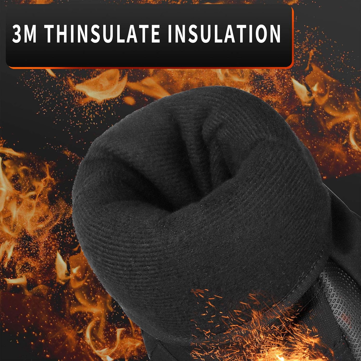 Achiou Ski Snow Gloves Winter Warm 3M Thinsulate Waterproof Touchscreen Men Women - Image 5