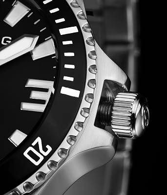Stuhrling Original Men's 395.33B11 Aquadiver Regatta Champion Professional Diver Swiss Quartz Date Black Bezel Watch/Stuhrling Original/Watch/Men/Parallel Import Goods