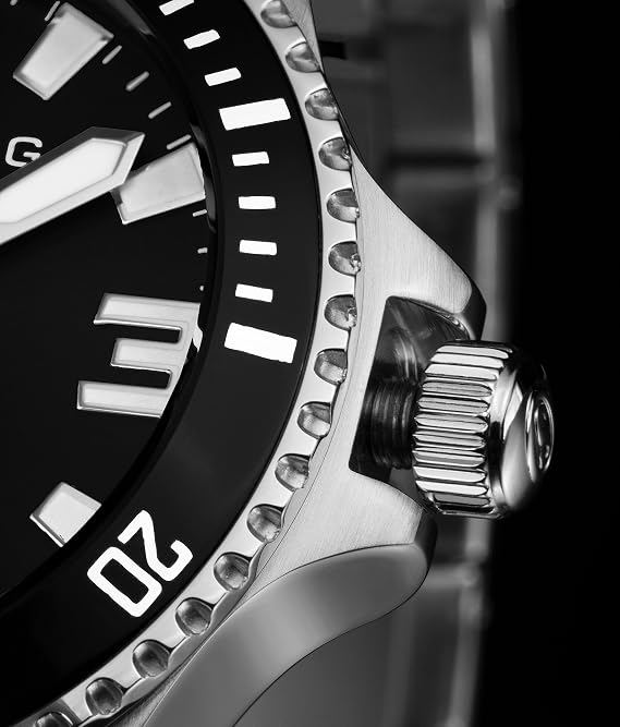 Stuhrling Original Men's 395.33B11 Aquadiver Regatta Champion Professional Diver Swiss Quartz Date Black Bezel Watch/Stuhrling Original/Watch/Men/Parallel Import Goods