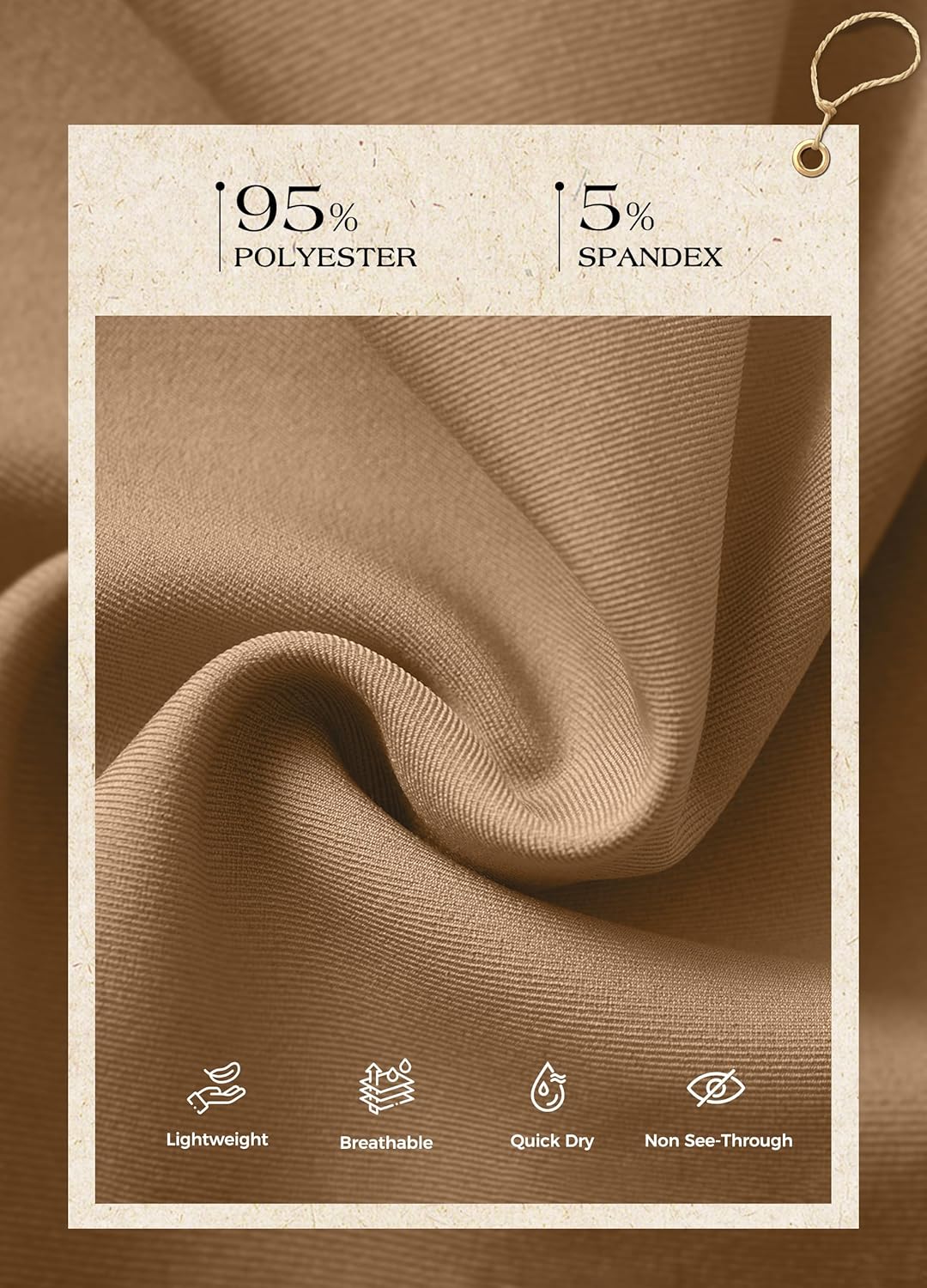 Women's Bermuda Dress Shorts Wide Leg Long Shorts High Waisted Dressy Casual with Pockets 7" - Image 7