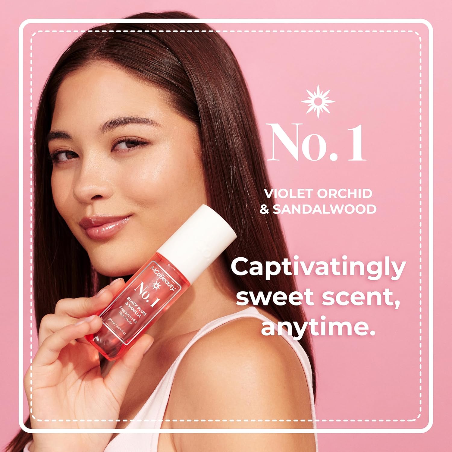 MCoBeauty Fragrance Mist No. 1 Black Plum & Vanilla, Lightly Fruit Scent with Warm Floral Notes for Day or Night, Vegan, Cruelty Free Fruity image 6 of 9 B0D6114LC3