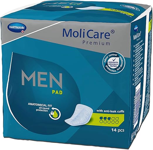 MoliCare Premium Men Pad Incontinence Pads for Men for Bladder Weakness