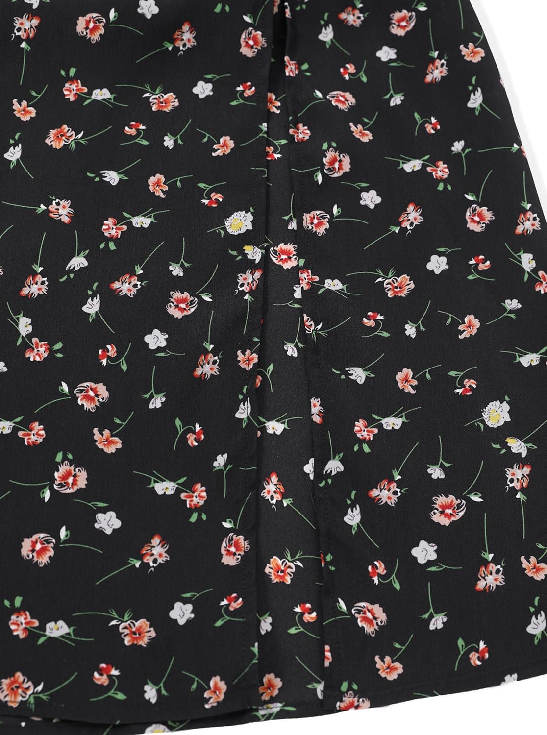 Avanova Women Boho Floral Slit Maxi Skirt Split Thigh High Waisted Long Skirts - Image 7