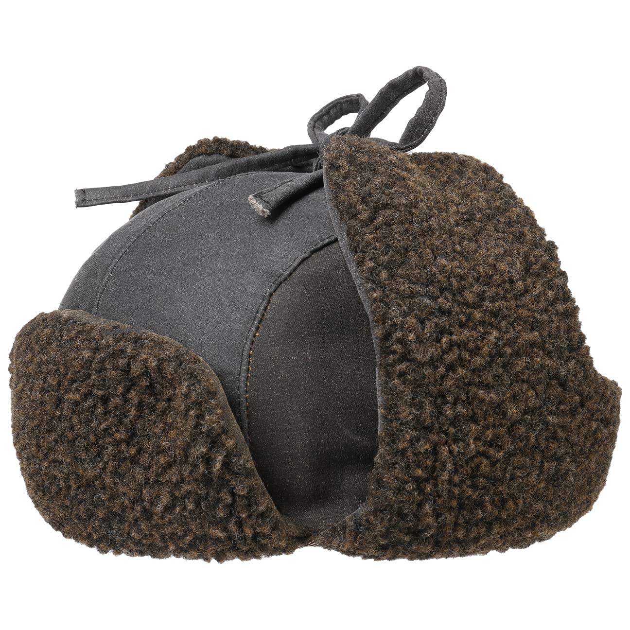STETSON Fairbanks czapka pilotka gladka jednokolorowa z nausznikami Meski Jesien Zima
