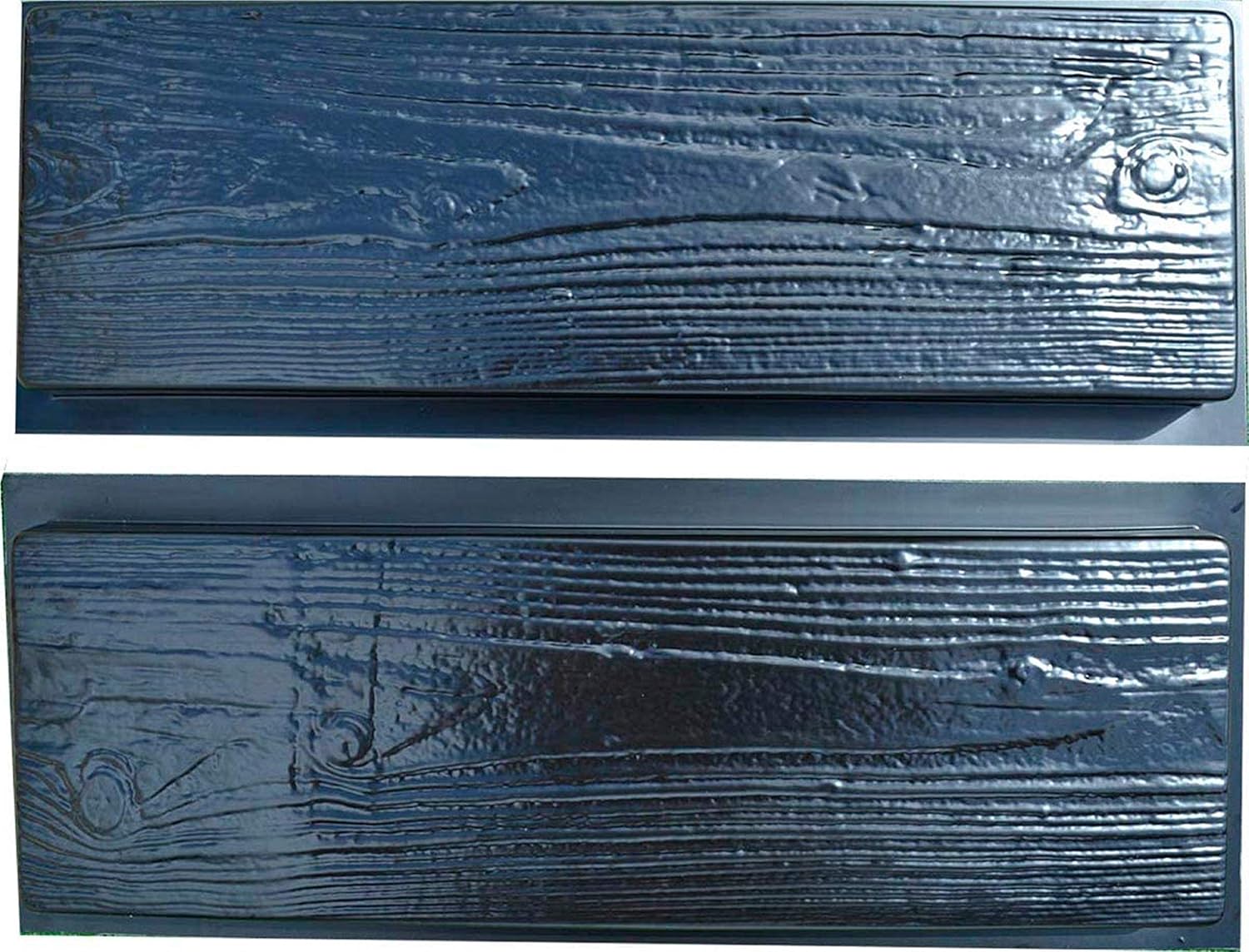 SvitMolds Concrete molds DIY 2 Molds Old Wooden Boards Concrete Mould Garden Stepping Stone Path Patio Pavers for Garden Walkway Cement Mold, Paver Mould S05