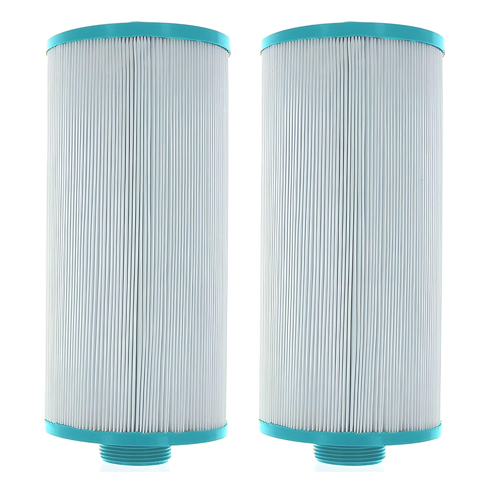 Hurricane 2 Pack Replacement Spa Filter Cartridge for Unicel 4CH-24, PGS25P4, Filbur FC-0131, After Hours Spas, Nemco Spas, Threaded 25