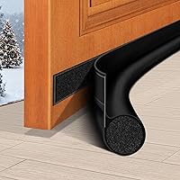 HomeProtect 36 Inch Door Draft Stopper - Under Door Blocker Seals Cold Air, Noise, Light, Bugs, Odors | Easy Install Weather Strip