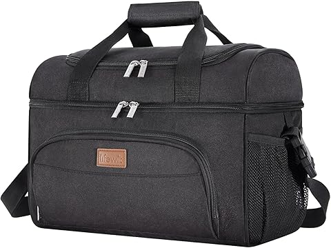 Lifewit - Bolsa de Picnic para Playa, Deporte, refrigerante de Doble Compartimento