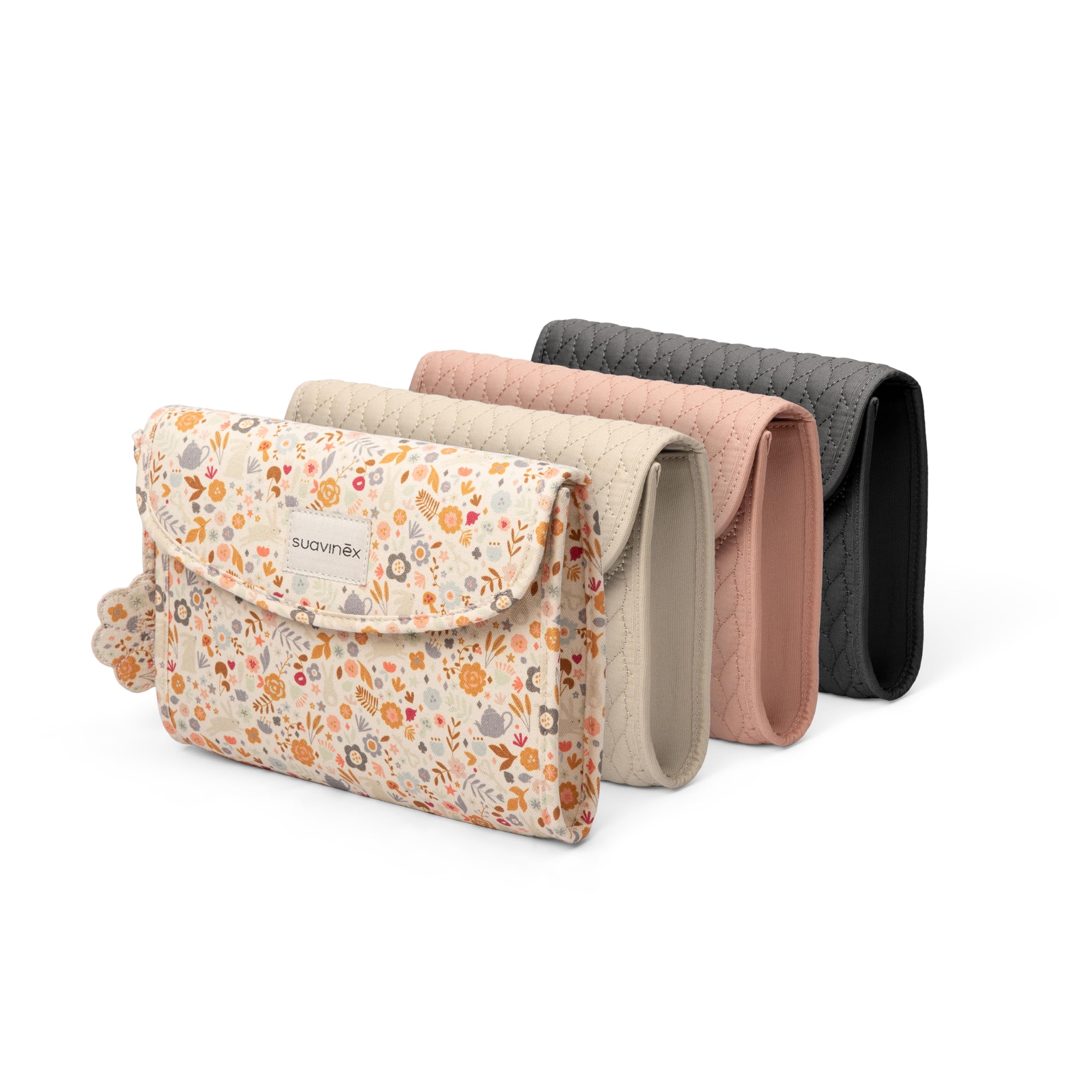Suavinex Beauty Case Neonato in Stoffa Impermeabile per Accessori Toilette Bimbo