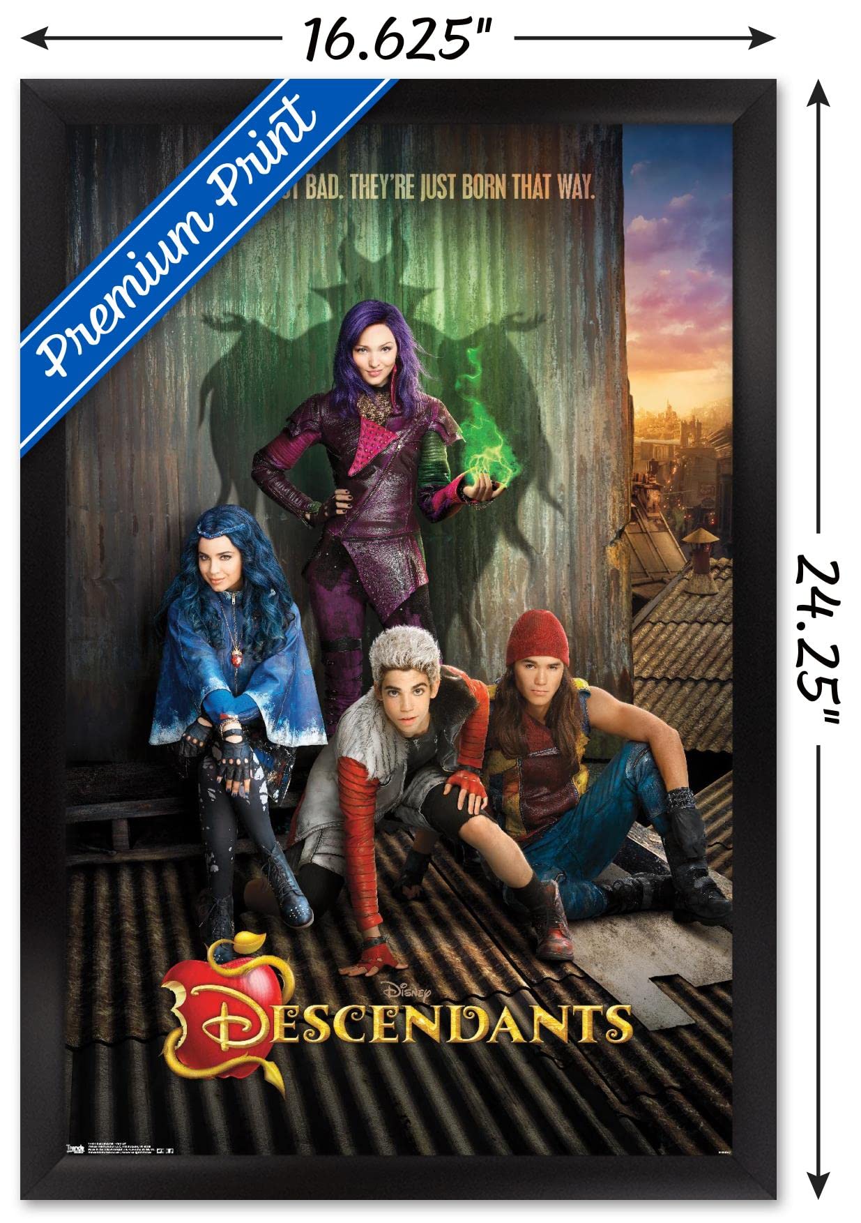 Amazon.com: Trends International Disney Descendants - Key Art Wall 