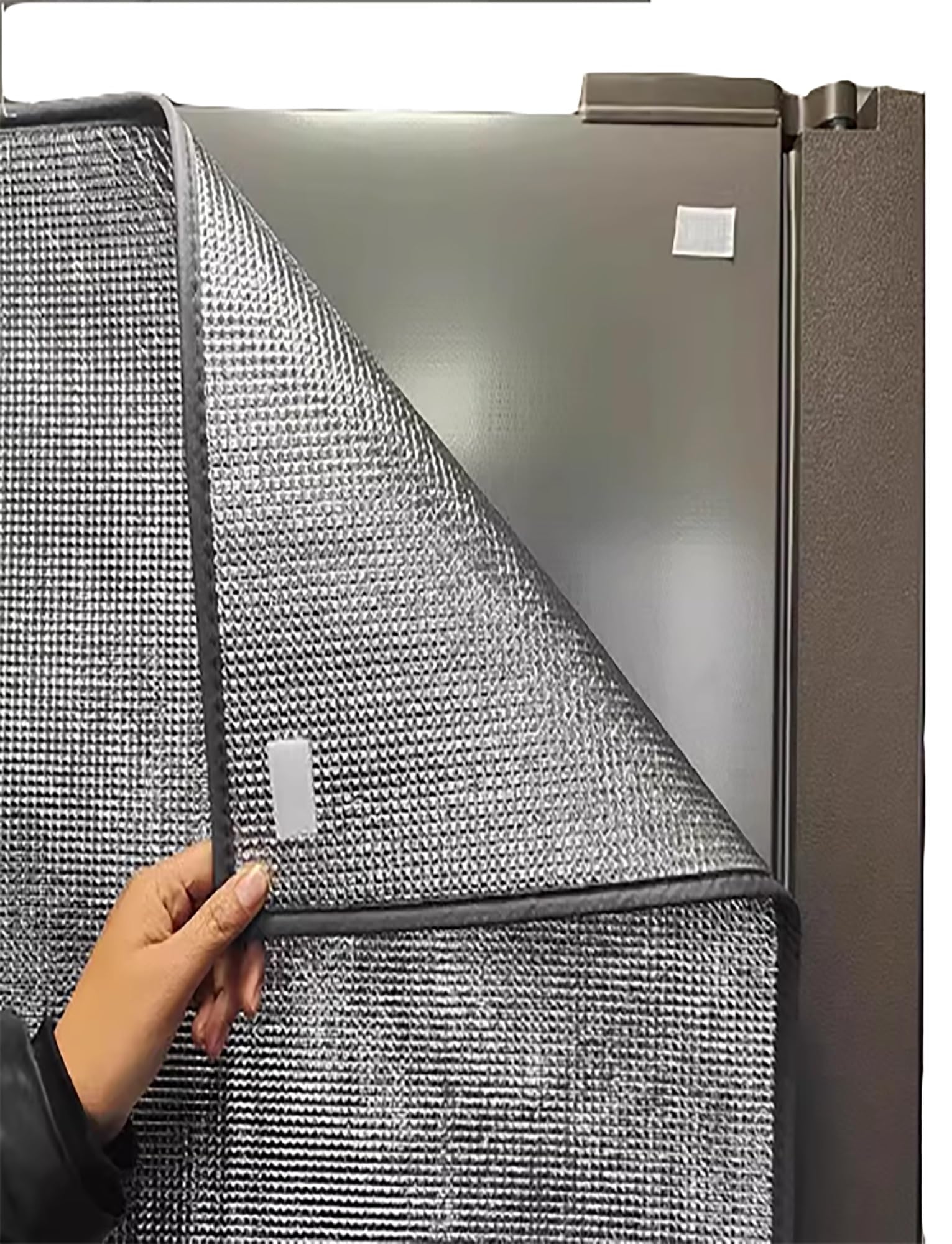 Reflexionsfolie Heizung Selbstklebend Feuerfest Isolierfolie Thermofolie Dampfsperre Aluminiumfolie Wärmereflektierende Folie Heizkörper, Geeignet für Wärmedämmung, Kälteschutz, Verdunklung, 5mm Dicke