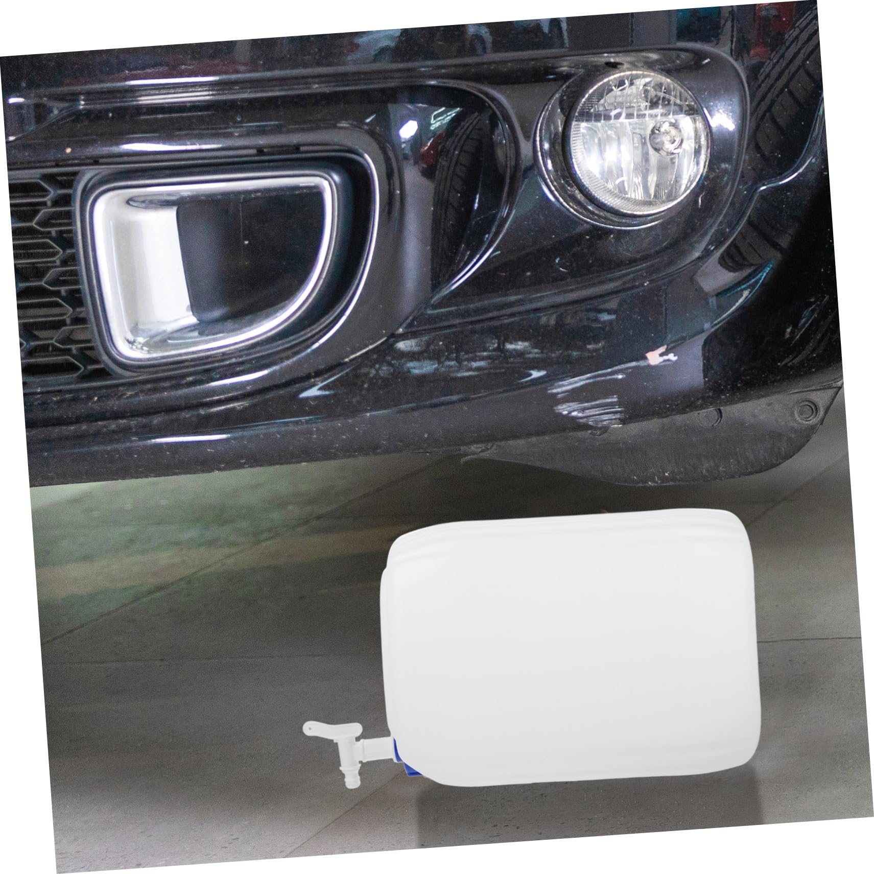 ibasenice Tanica per Acqua da Campeggio 20l, Hdpe Bianco, con Beccuccio e Design Portatile, Resistente alle Rotture per Viaggi Outdoor e Rifornimento Auto