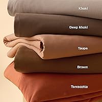 Vista 31 de Bedsure - Juego de ropa de cama de 3 piezas, prelavado, extrasuave, con 1 funda de edredón de 104 x 90 pulgadas con cremallera y 2 fundas