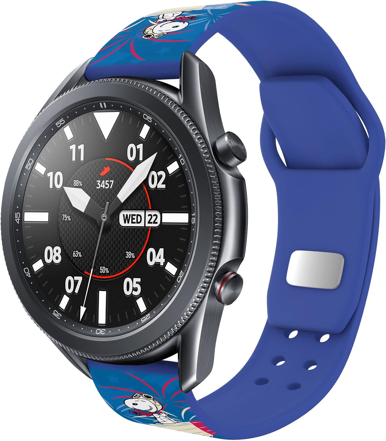Affinity Bands Peanuts Patriotic HD Watch Band Compatible with Samsung Galaxy Watch