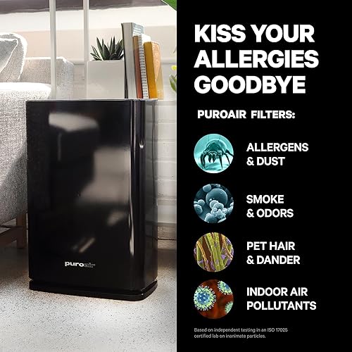 Miniatura 5 de PuroAir 400 Filtro de Reemplazo - Filtros HEPA hasta 99.9% de Humo, Polen, Polvo y Contaminantes Domésticos Comunes - Filtro de Aire HEPA de