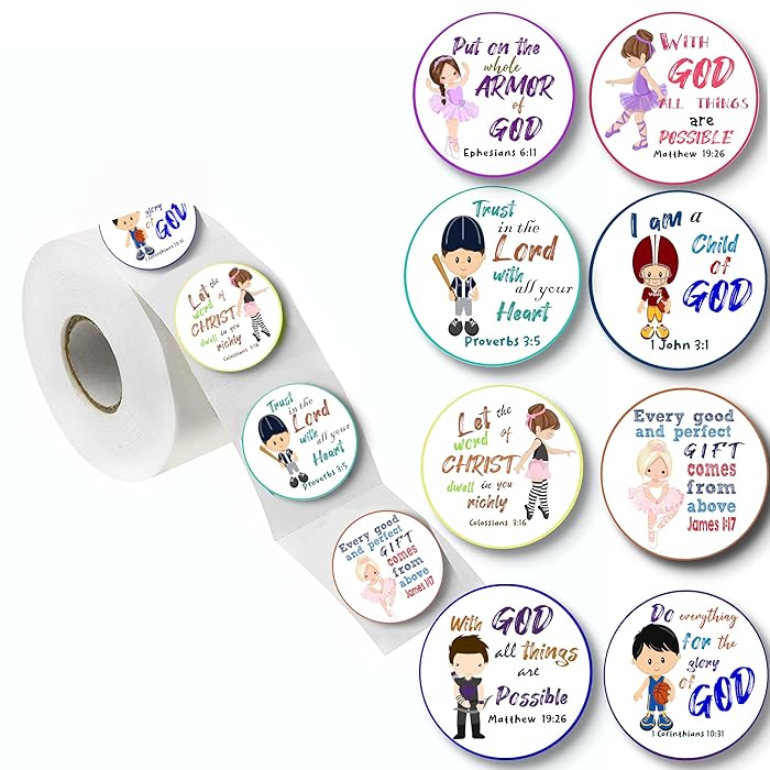 Buy Bible Verse Stickers Sunday School Stickers Christian Stickers