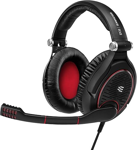 Sennheiser G4me Zero auriculares para videojuegos de PC, negro rojo (Black wRed)