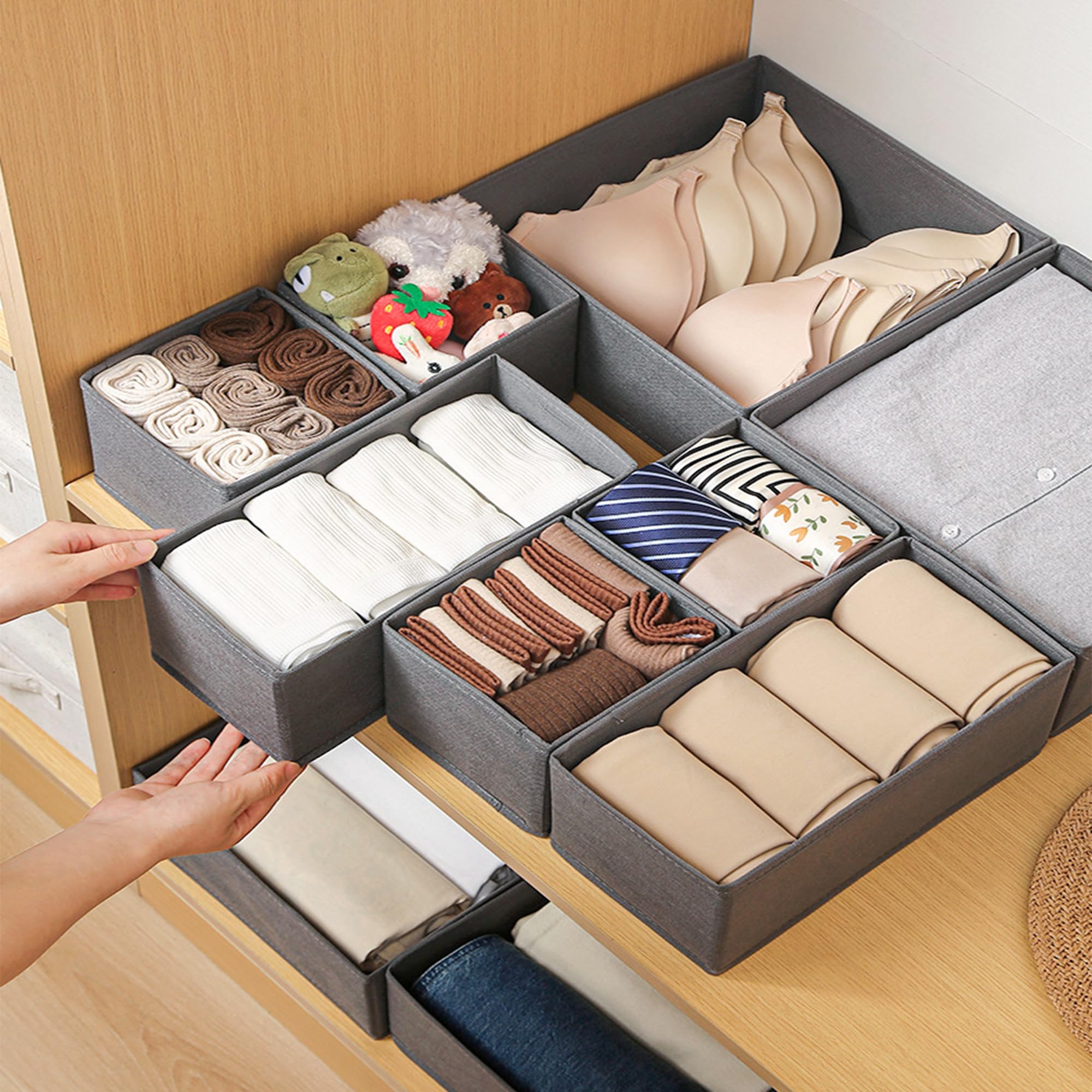 2 pezzi Organizer Pantaloni Aradio, Organizer Cassetti Aradio con