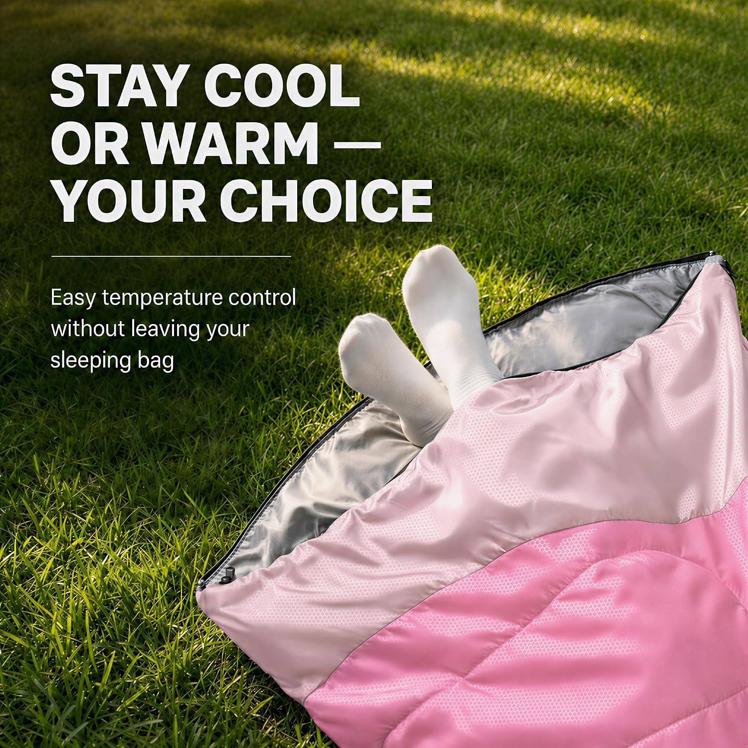 Sleeping Bags for Adults & Kids - Backpacking Camping Sleeping Bag for Girls, Boys - Cold Weather & Warm, Lightweight Compact Camping Gear for Hiking, Indoor & Outdoor Travel