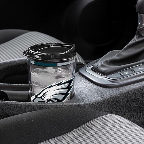 Miniatura 4 de Rico Industries NFL - Vaso clásico de fútbol americano de doble pared, 16 oz o 20 onzas, tapa W