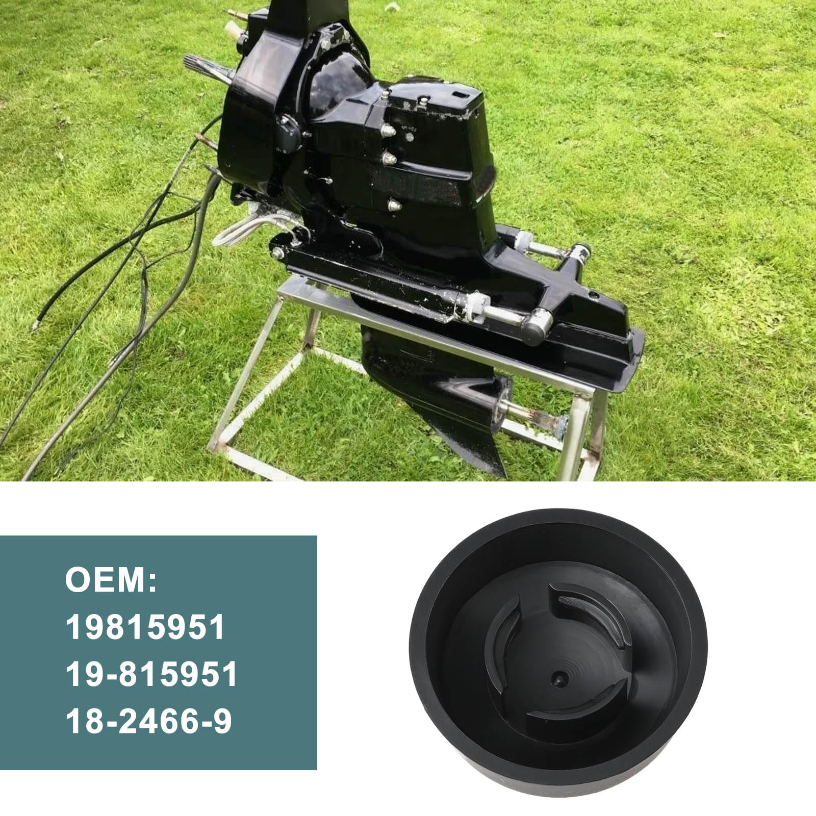 SG Store 4X Zylinder Gestempelt Kunststoff Abdeckungen 19815951 18-2466-9 Kompatibel mit Mercruiser Alpha One Gen Zwei