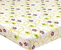 Vista 34 de Sábana ajustable de algodón tejido en jersey para cuna o cama para niño o niña, de Abstract