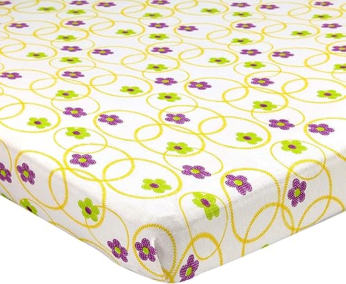 Vista 161 de Abstract Sábanas de algodón para cuna pequeñas – Pack n Play Sábanas bajeras – Sábanas ultrasuaves para cuna para niños y niñas – Universales
