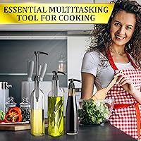 Vista 6 de Juego de 4 dispensadores de jarabe de café, bombas de jarabe para cafetería, botellas de 25.4 fl oz con tubo ajustable de plástico de grado