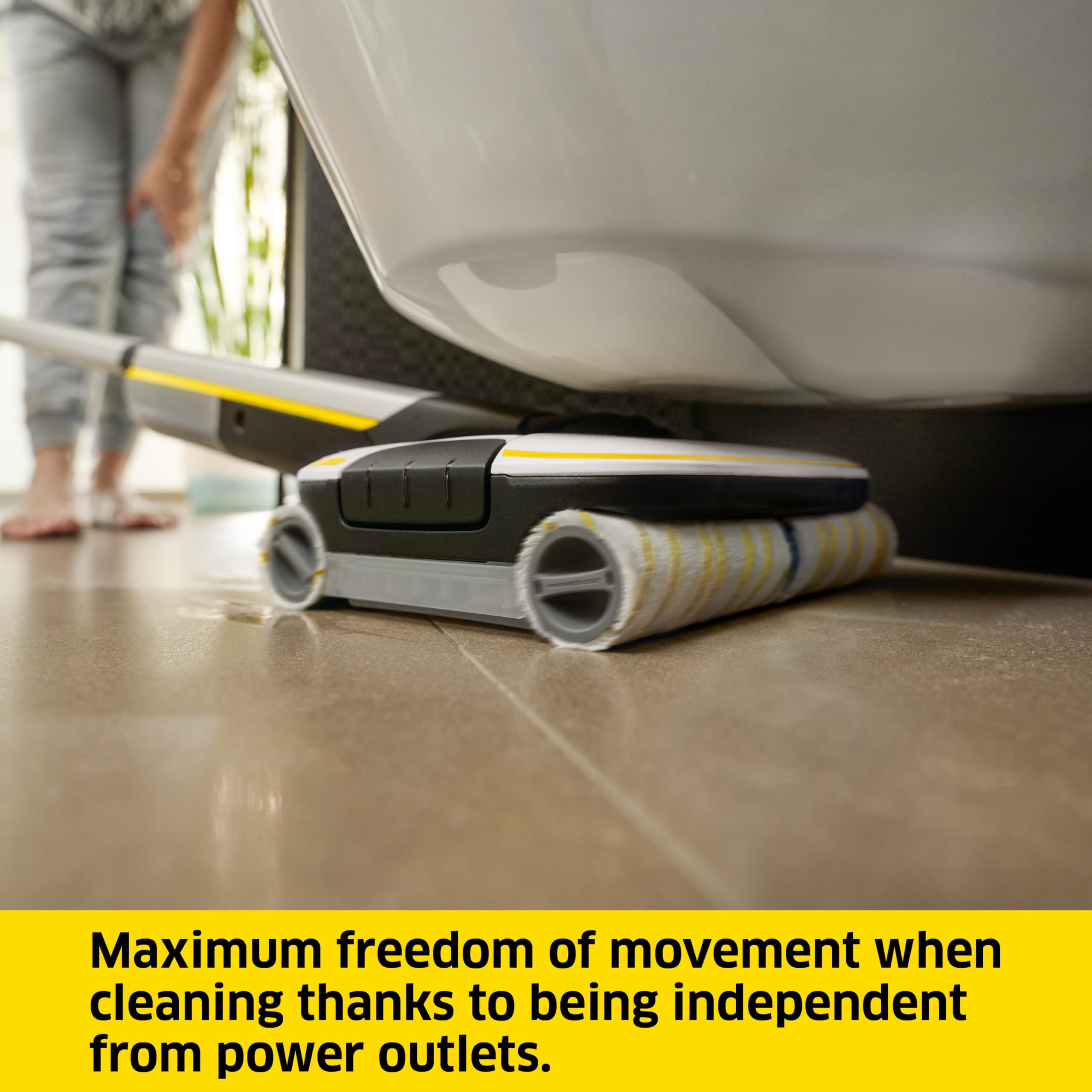 Karcher FC 7 Cordless Zemin Temizleme Makinesi, Beyaz