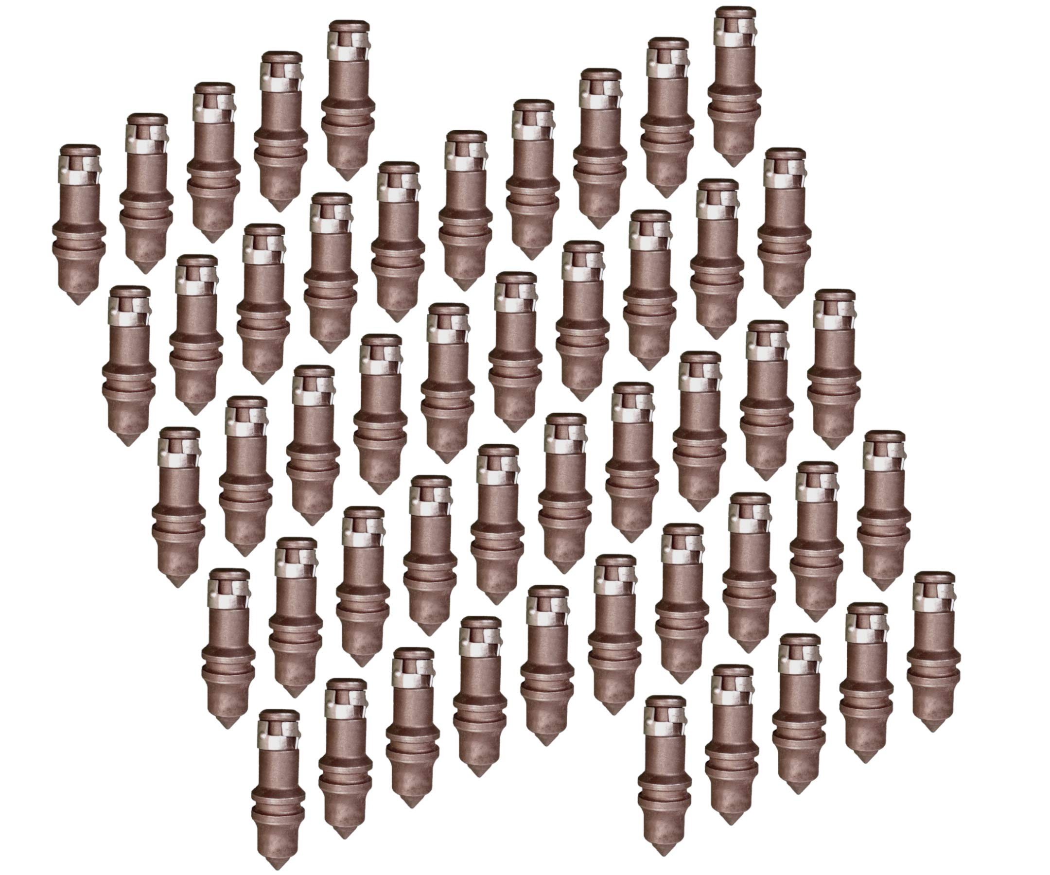 Conical/Rotating Carbide Bits, Replaces RL09, 20MMØ Shank, for Trencher/Auger (50)