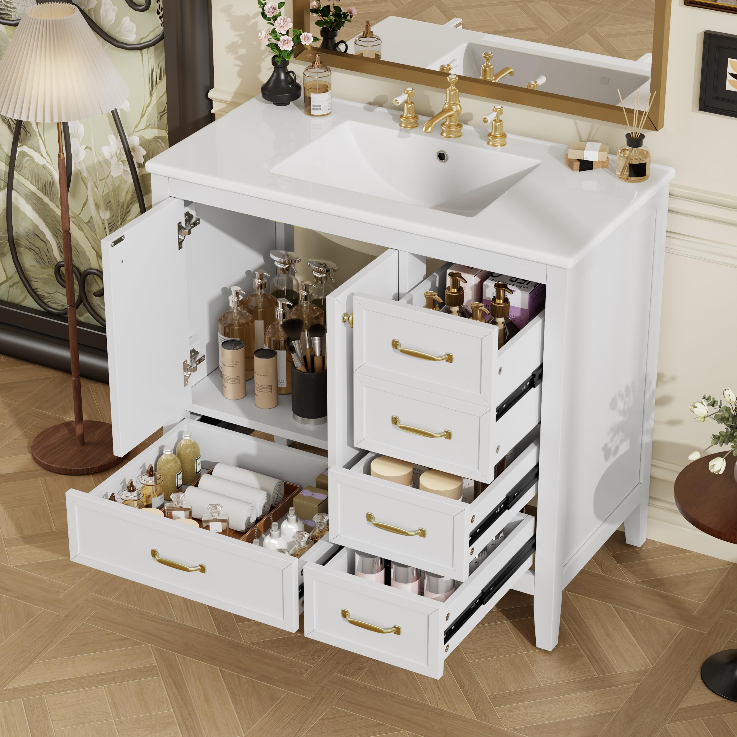 Merax 36 Bathroom Vanity with Sink