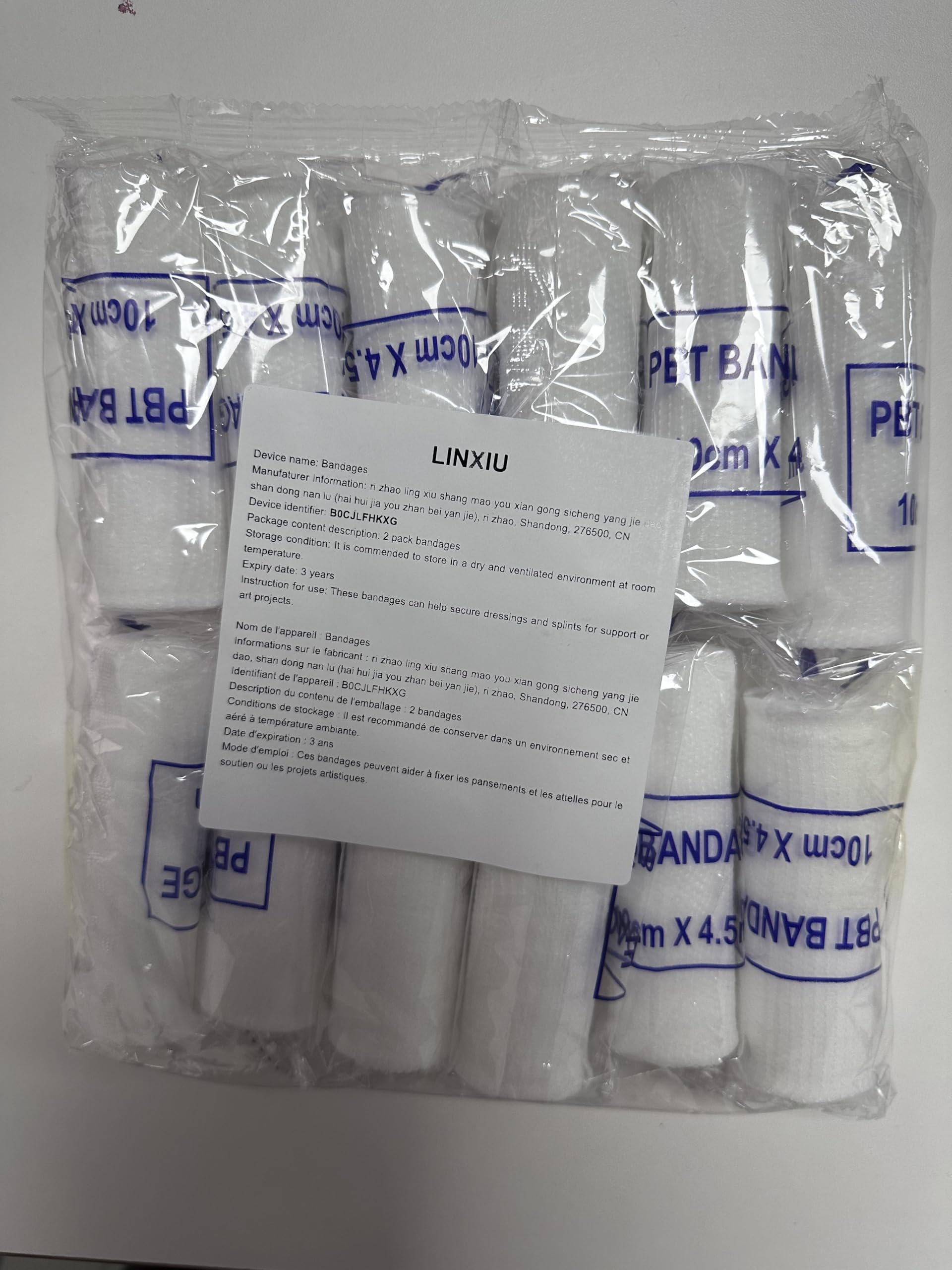 Gauze Rolls Bandages 4 Inch x 4.9 Yards Breathable Gauze Wrap Conforming Stretch Bandage for First Aid Wound Care 12 Pack — Amazon image 8