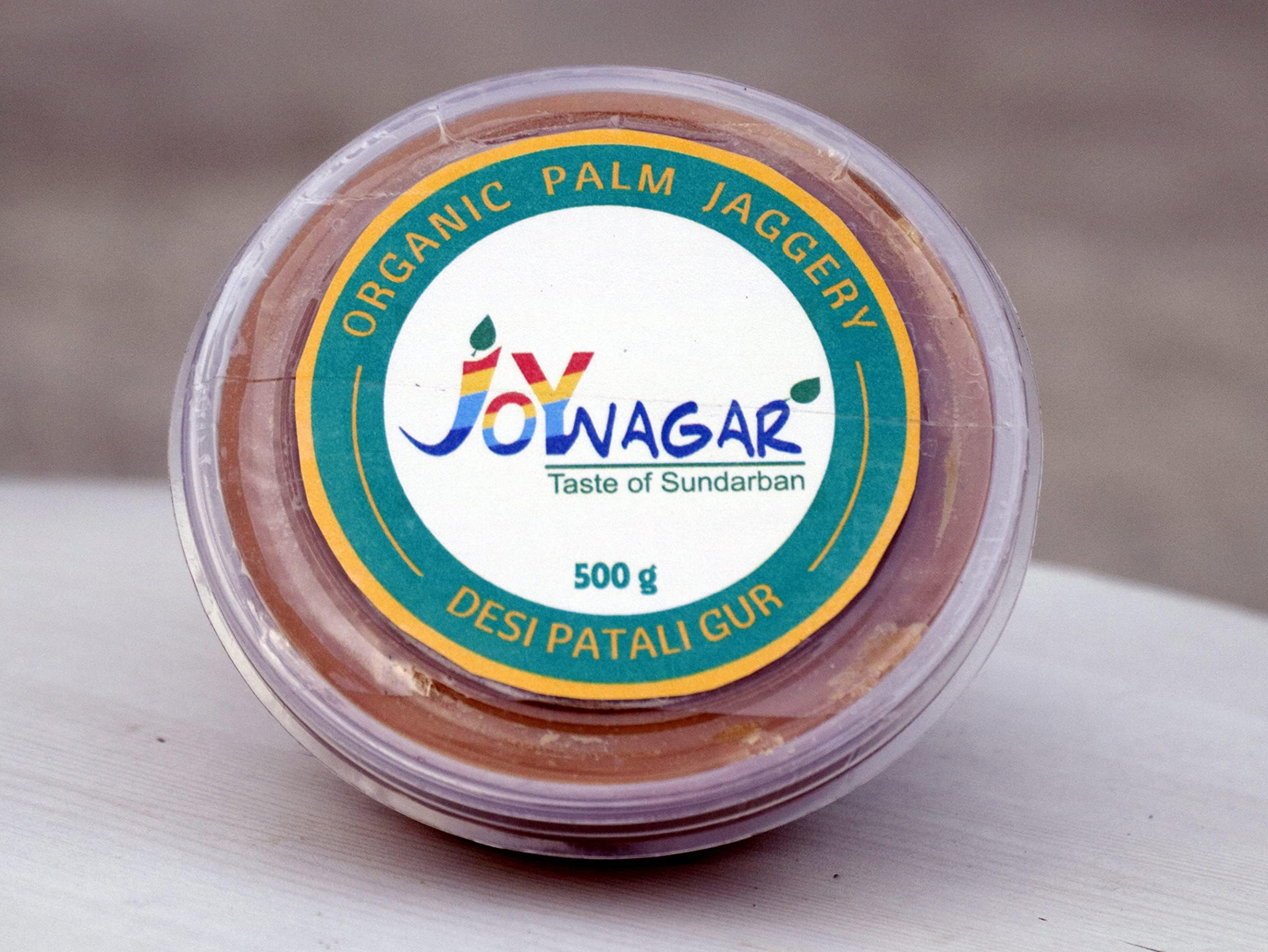 JOYNAGAR BRAND Premium Date Palm Jaggery Block 400g | Khejur Gurer Patali from West Bengal | Nolen Gur/Khajur Gur, Karupatti Palm Jaggery Organic | Sugar Alternatives Grocery Items