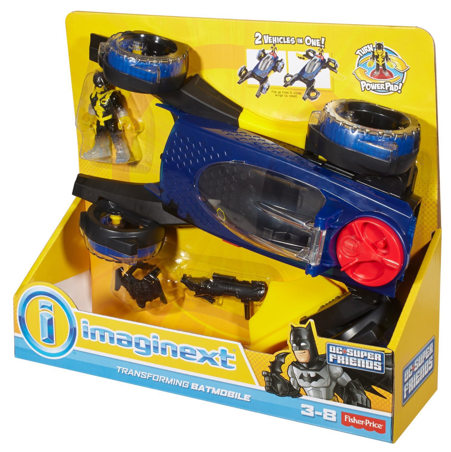 Fisher-Price Imaginext - Figura Batmóvil transformable (Mattel CLP22)