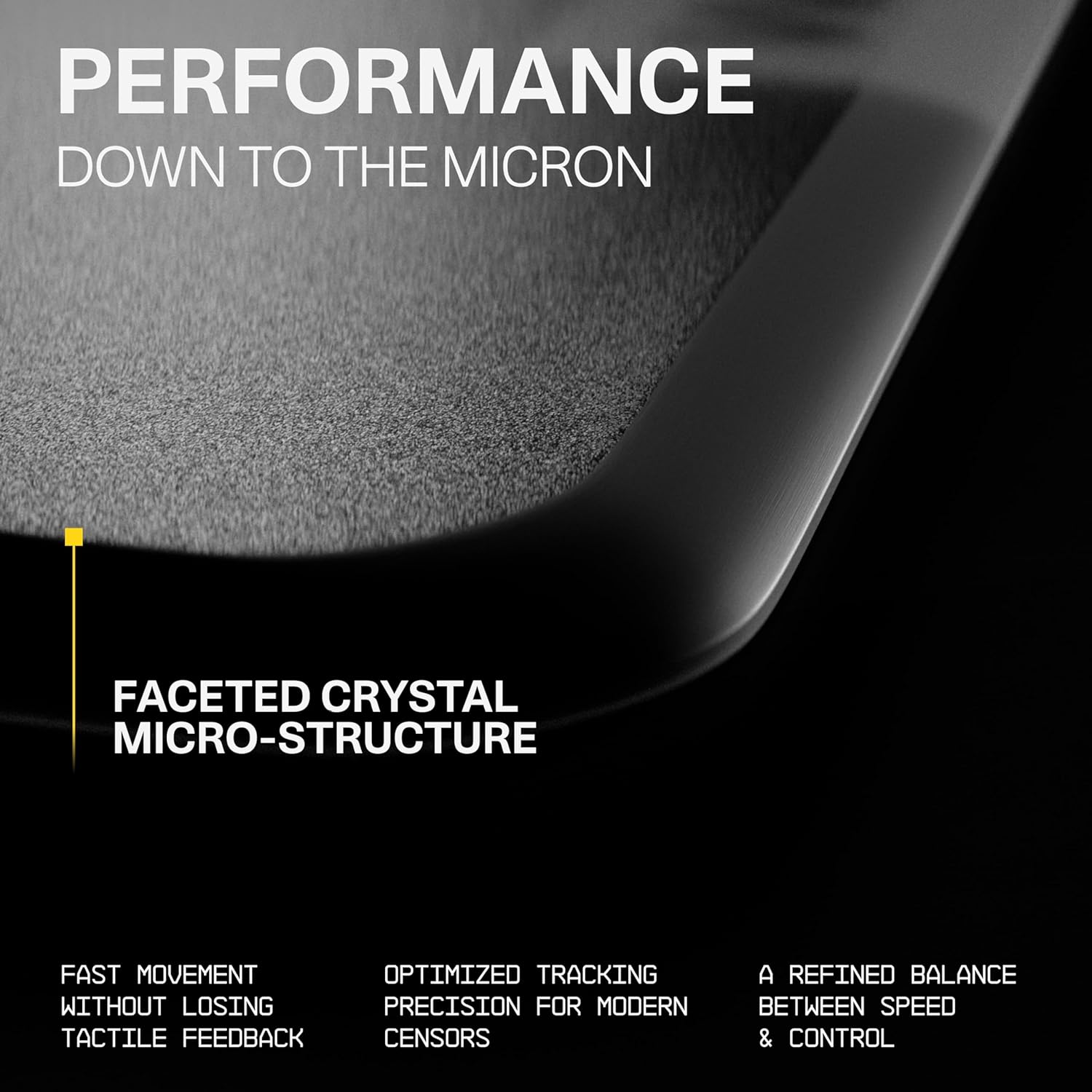 Wallhack SP-005 Glass Gaming Mouse Pad – Speed Surface, Large Mousepad for Esports, Smooth Low-Friction Glide, Tempered Glass, Ergonomic Low Profile, Durable & Portable with Carry Case | Skypad Black