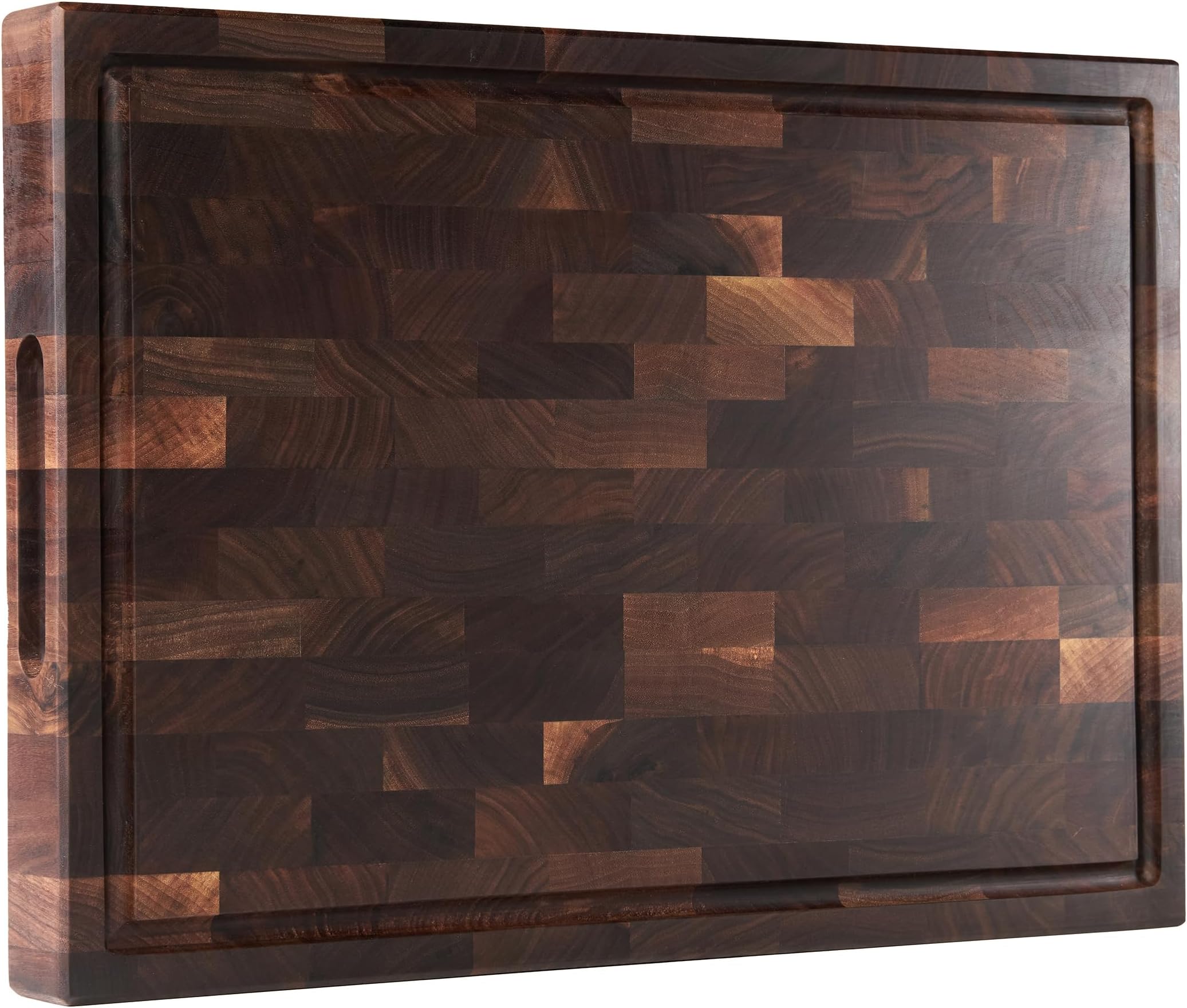 Amazon.com: Teakhaus Butcher Block Cutting Board - Extra Thick Cutting ...