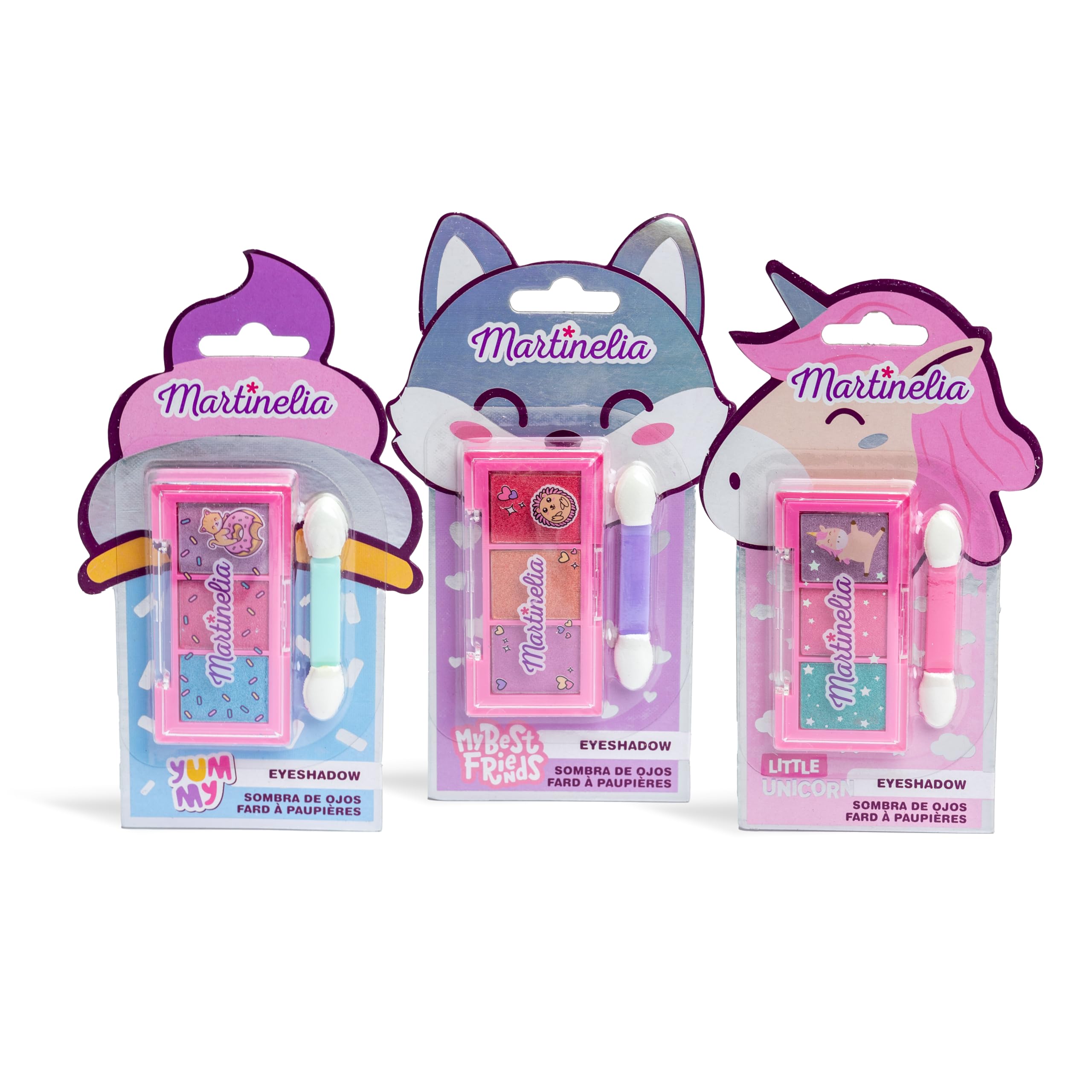 MARTINELIA - Palette De Maquillage Pour Enfant – Assortiment De Fards à Paupières Colorés Pour Fille – Sans Produit Nocif - À Partir De 3 Ans - Modèle Aléatoire - 1 Unité