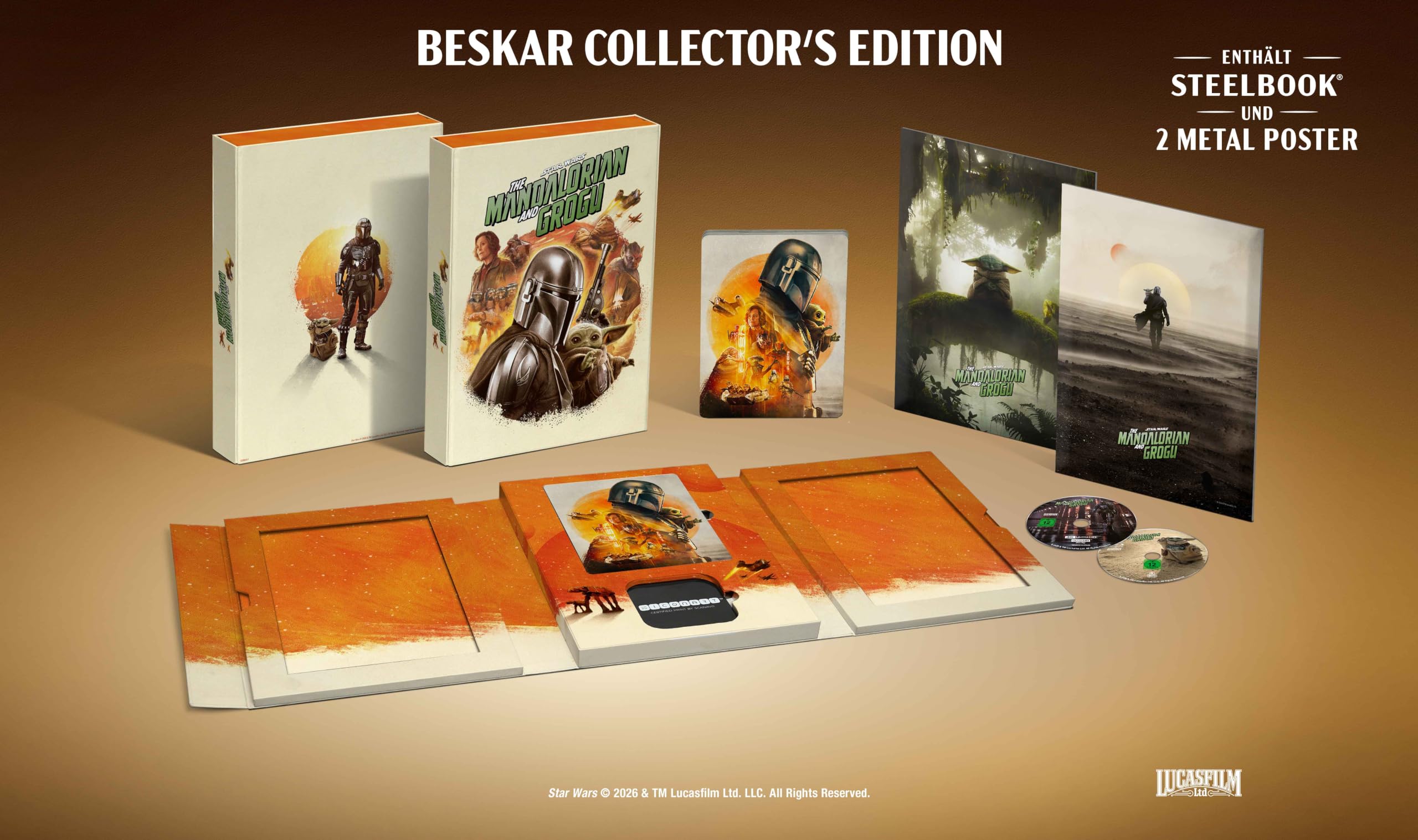 The Mandalorian   and Grogu   (Limited Beskar Edition) (4K UHD | Blu-ray)