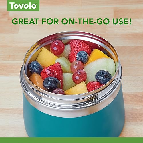 Miniatura 2 de Tovolo Insulated Food Container for Hot and Cold Food 1 Quart Stainless Steel Thermos with Spill Proof Lid, Double Wall Vacuum Insulated Travel Jar,