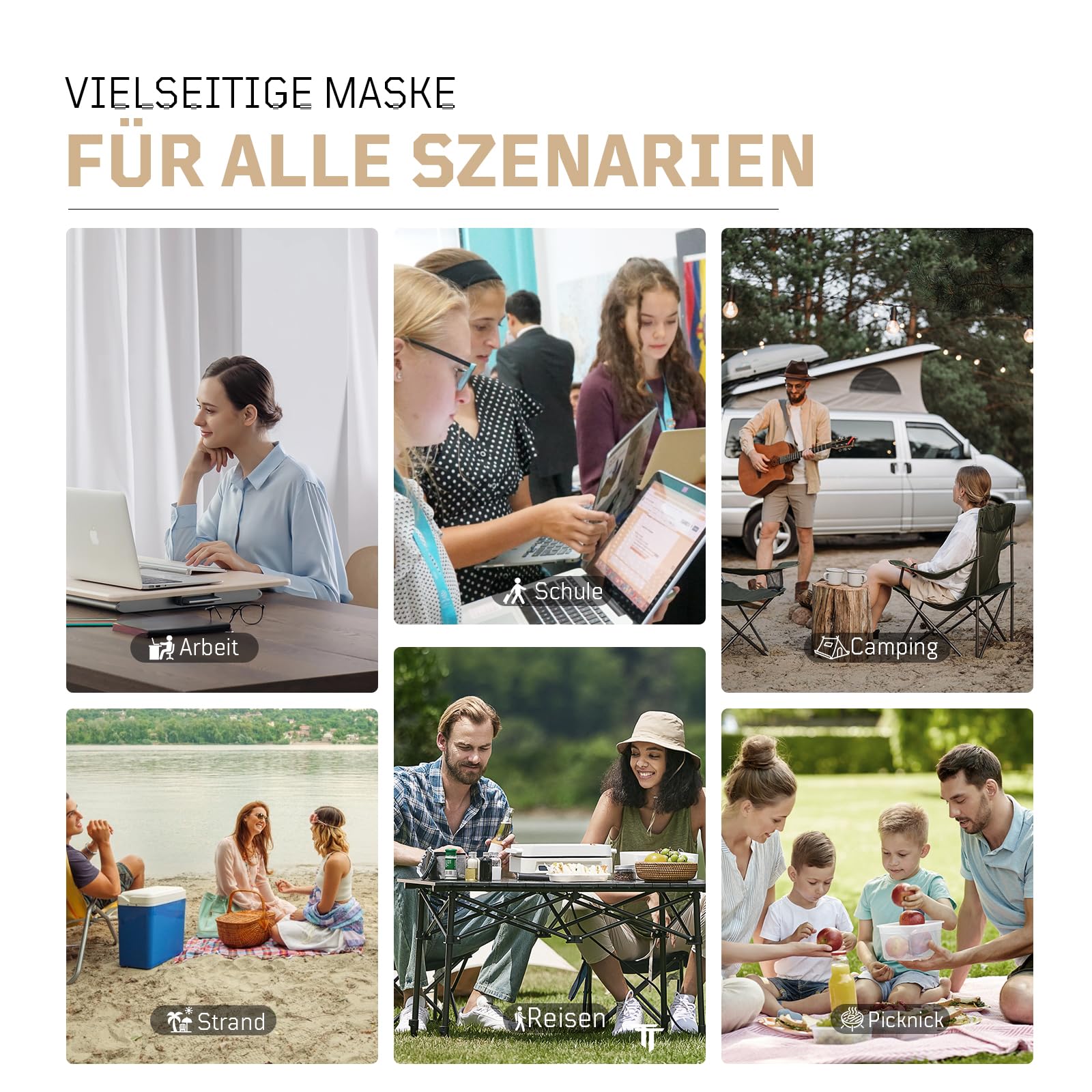 1TG Tactical Isolierte Lunch-Tasche, 18L-26L erweiterbare Lunchbox, auslaufsichere große Kühltasche mit Schultergurt, Wiederverwendbare Lunch-Tasche für Arbeit, Reisen, Camping, Picknick, Strand