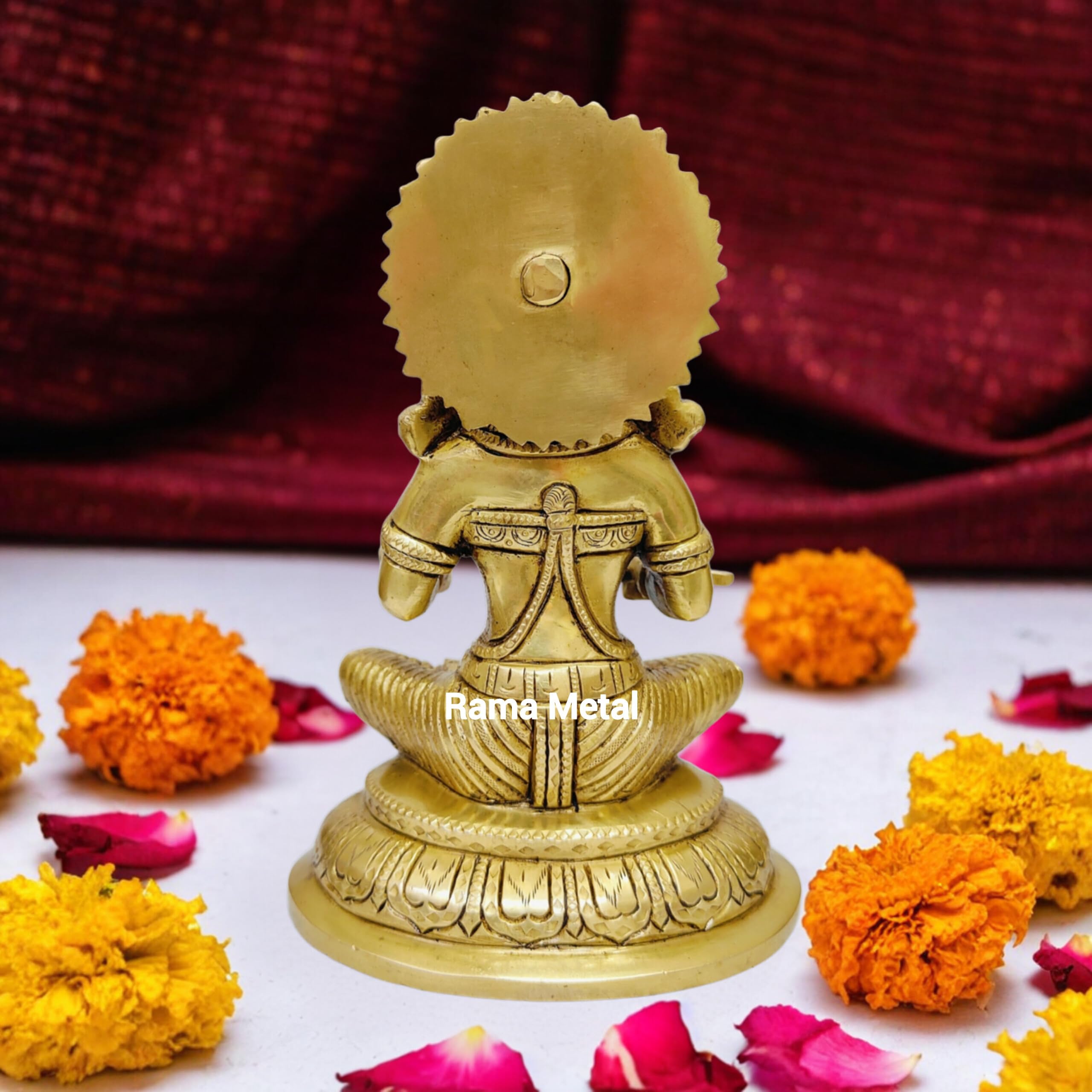 Buy RAMA METAL Brass Annapurna Devi Idol | annapoorani Statue