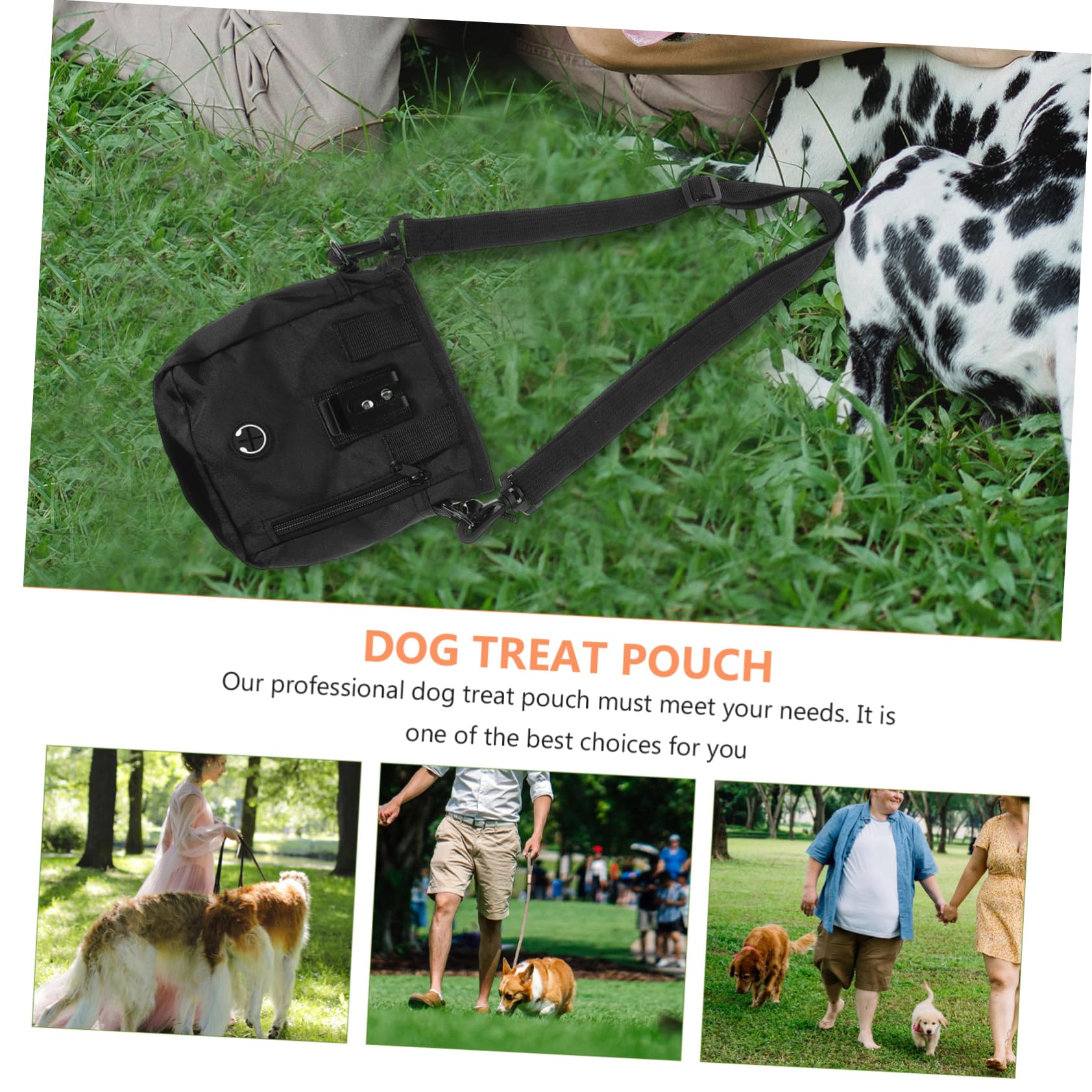 COLLBATH Bolsa Entrenamiento Premios Perro Gran Capacidad Accesorios Entrenamiento