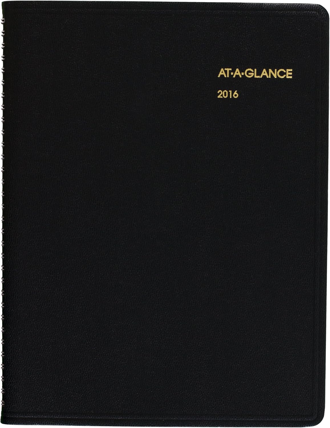 AT-A-GLANCE Weekly Appointment Book / Planner 2016, 8.25 x 10.88 Inches, Black (70-950-05)