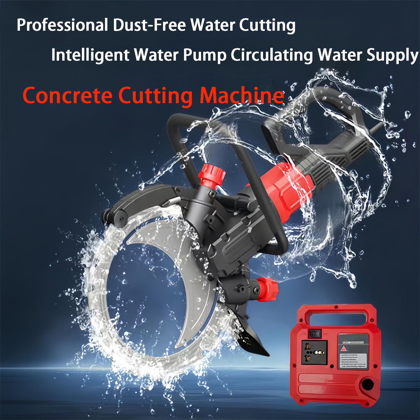 Betonsäge 4000W 16 Zoll - Elektrische Schlitzfräse Für Beton & Mauerwerk